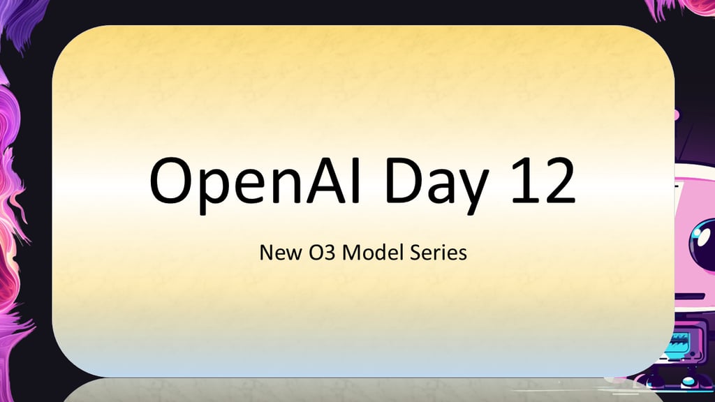 O2 Ai Model OpenAI's O3 model series showcasing advancements in AI reasoning ...